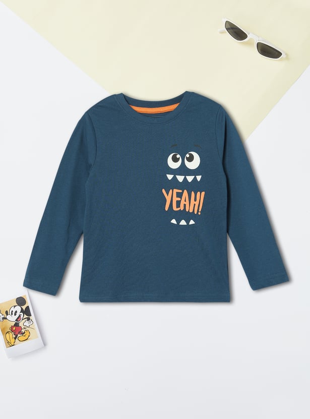Boys Winter Printed T-shirt