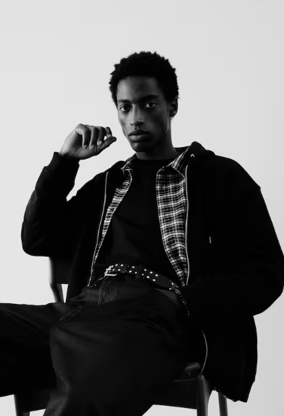 Loose Fit Zip-through hoodie